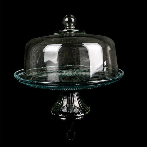 ANCHOR HOCKING CANTON CAKE STAND OR