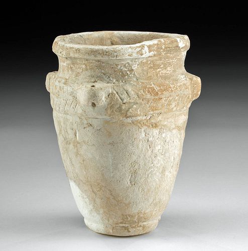 ANCIENT ANATOLIAN STONE JAR W/