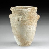 ANCIENT ANATOLIAN STONE JAR W/