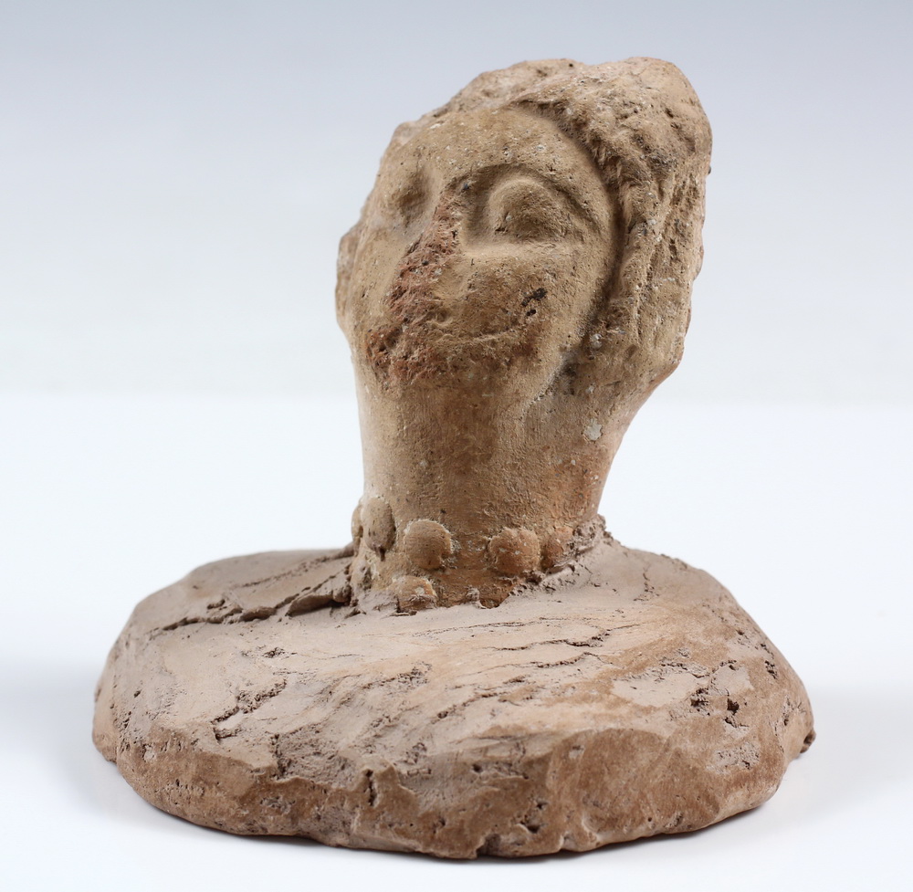 ANCIENT CLAY HEAD - Terra Cotta