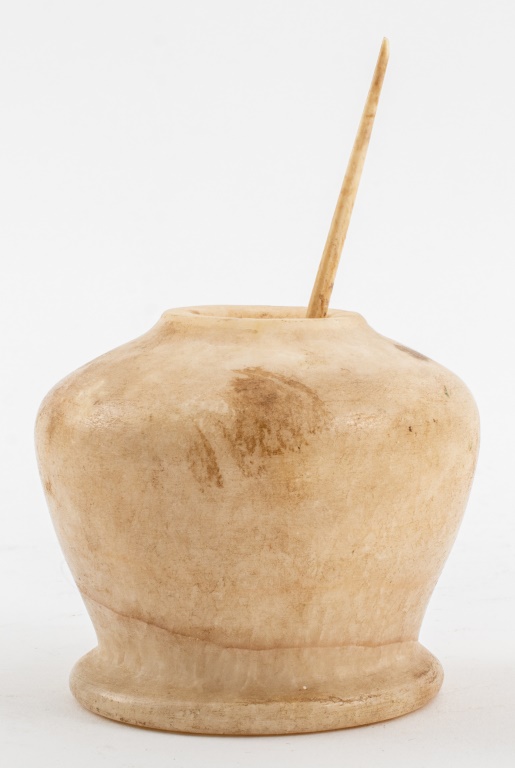 ANCIENT EGYPTIAN ALABASTER COSMETIC
