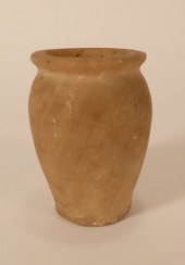 ANCIENT EGYPTIAN ALABASTER VAS