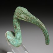 ANCIENT EGYPTIAN BRONZE IBIS,