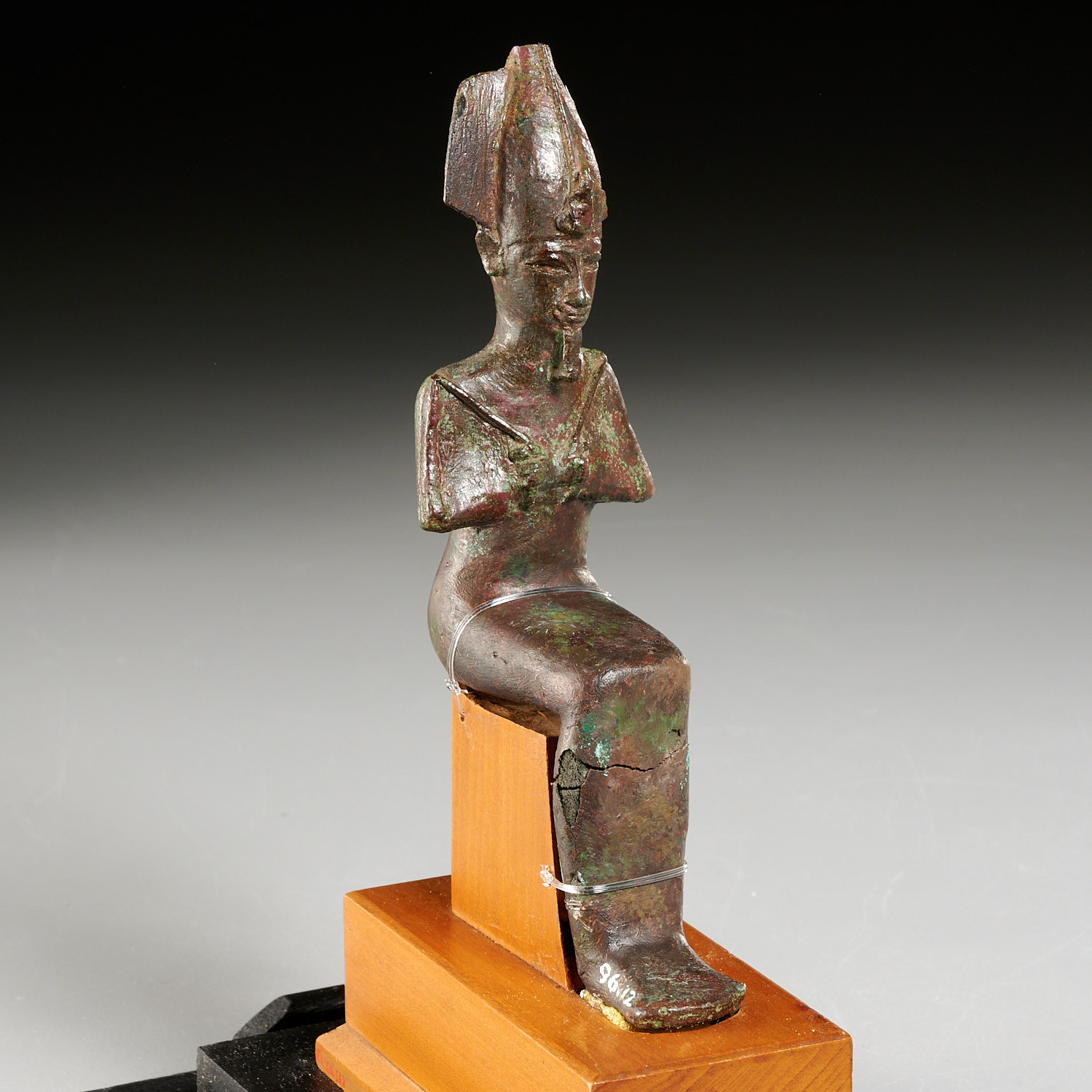 ANCIENT EGYPTIAN BRONZE OSIRIS,