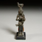 ANCIENT EGYPTIAN BRONZE STATUE