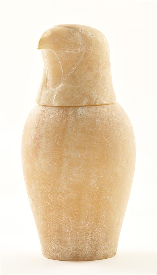 Ancient Egyptian canopic jar late