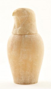 Ancient Egyptian canopic jar l