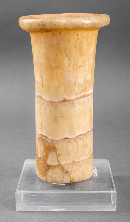 ANCIENT EGYPTIAN CARVED ALABASTER