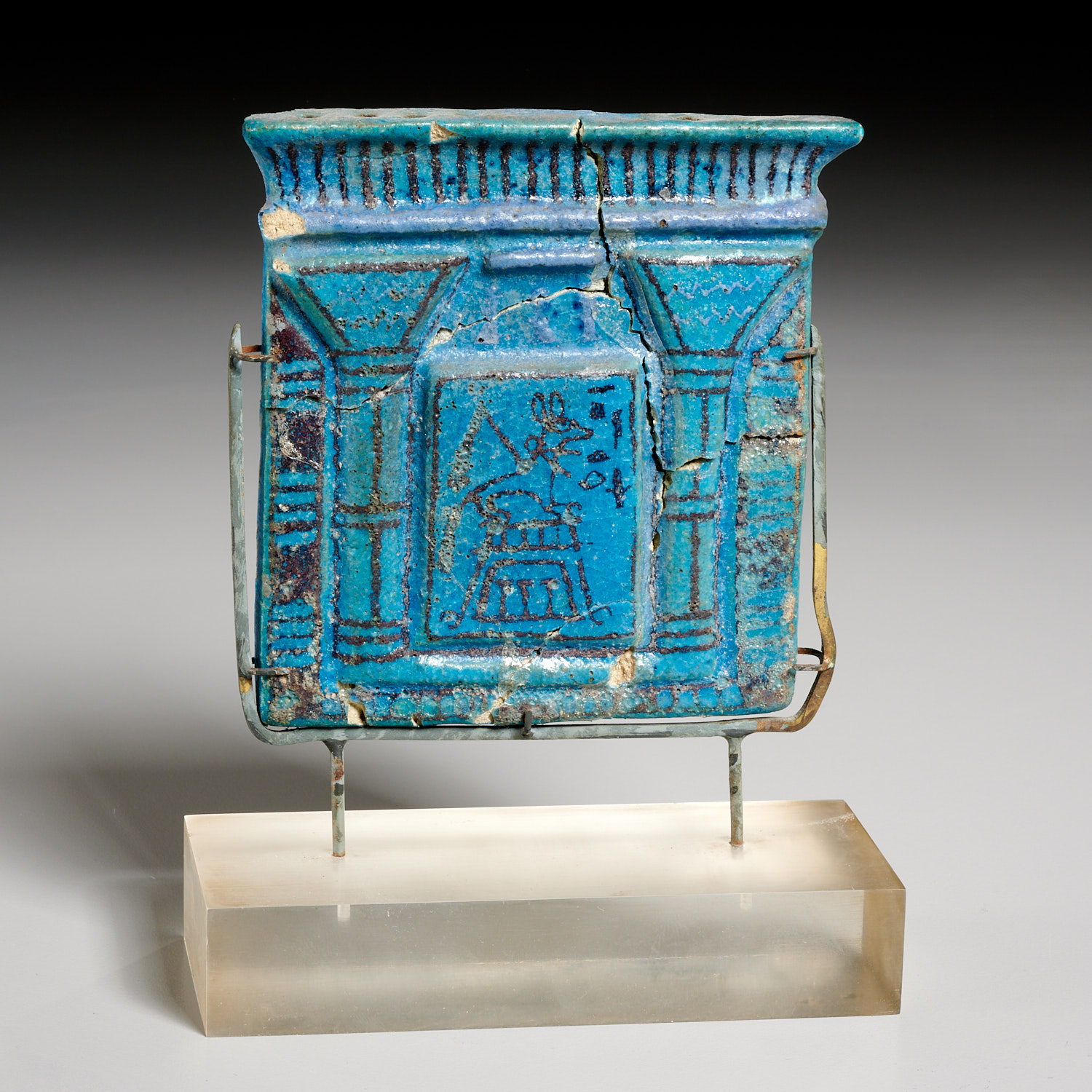 ANCIENT EGYPTIAN FAIENCE AMULET