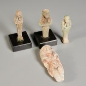 ANCIENT EGYPTIAN FIGURE & (3)