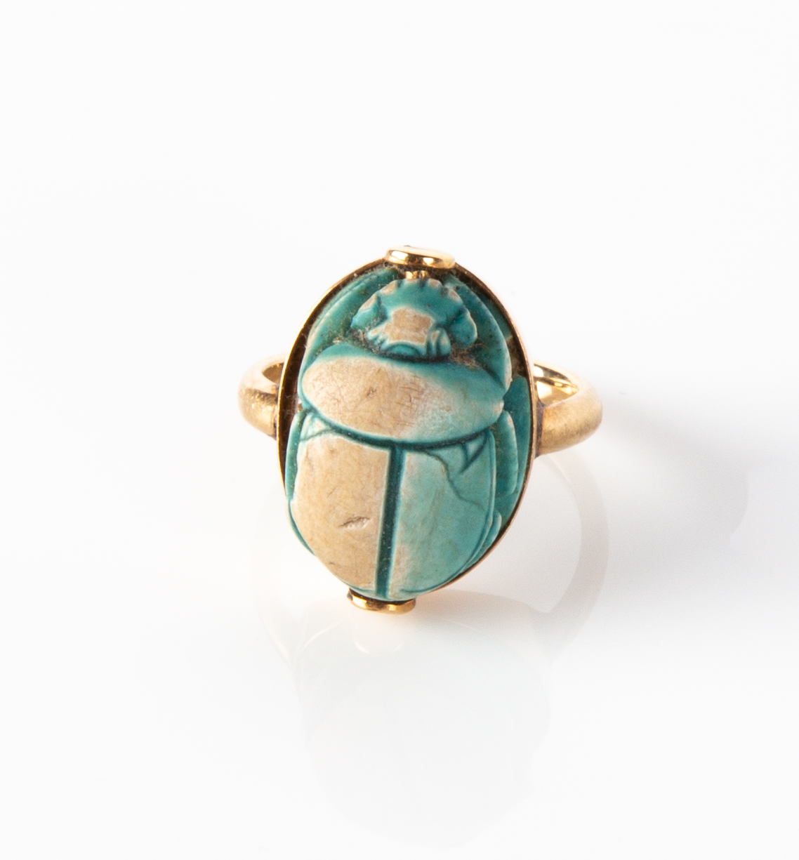 ANCIENT EGYPTIAN SCARAB RING Set in