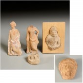 ANCIENT GREEK FEMALE FIGURES A