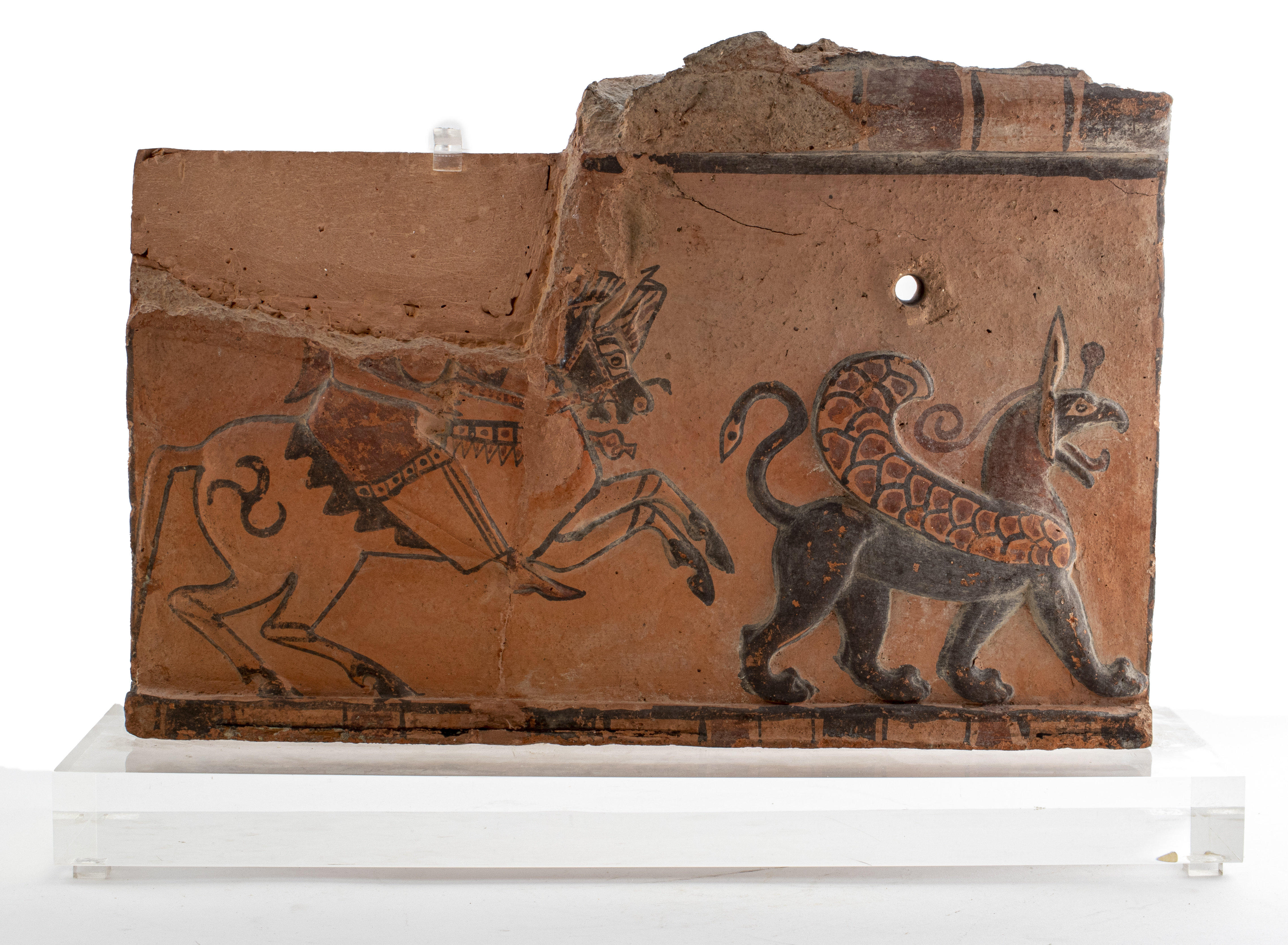 ANCIENT GREEK FRAGMENTED TERRACOTTA