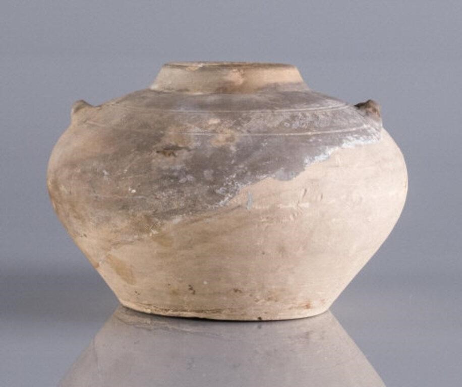 ANCIENT GREEK HANGING POTTERY LAMP,