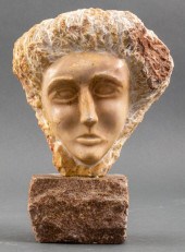 ANCIENT GREEK MANNER MALE HEAD