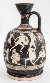 ANCIENT GREEK MANNER PAINTED P