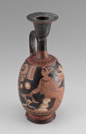 ANCIENT GREEK RED FIGURE LEKYT