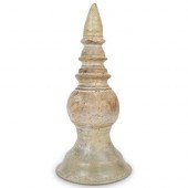 ANCIENT KHMER POTTERY FINIALDE