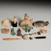 ANCIENT POTTERY, BRONZES, MINI