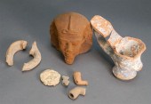 ANCIENT POTTERY SHARDS AND AN