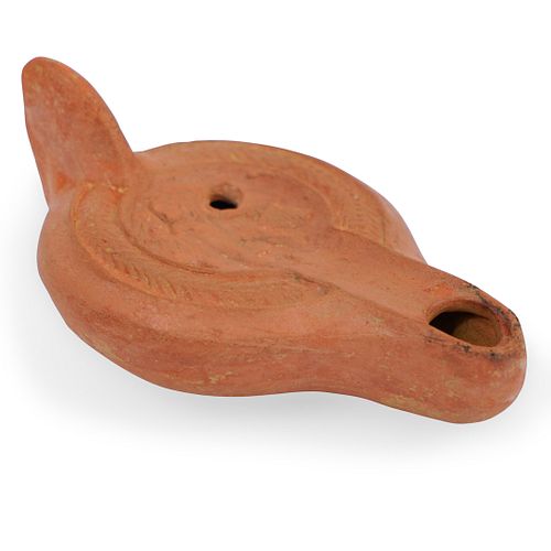 ANCIENT ROMAN "EROS" TERRACOTTA OIL