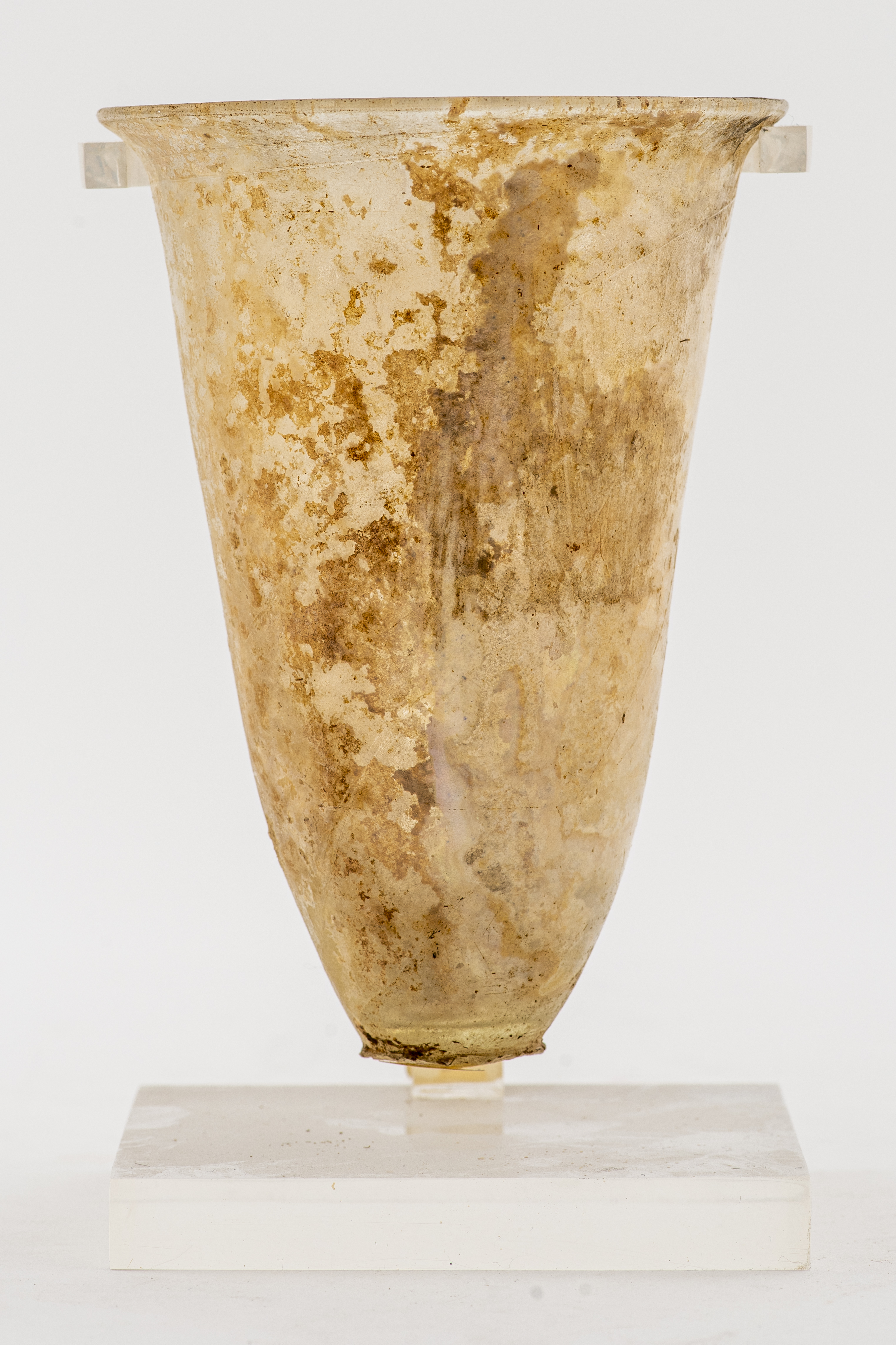 ANCIENT ROMAN GLASS BEAKER