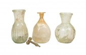 ANCIENT ROMAN GLASS JARLETS &