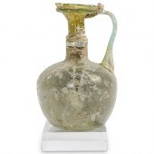 ANCIENT ROMAN GLASS OINOCHOE E