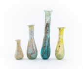 ANCIENT ROMAN GLASS UNGUENTARI