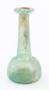 ANCIENT ROMAN GLASS UNGUENTARI