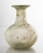 ANCIENT ROMAN GLASS UNGUENTARI