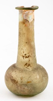 ANCIENT ROMAN GREEN GLASS UNGU