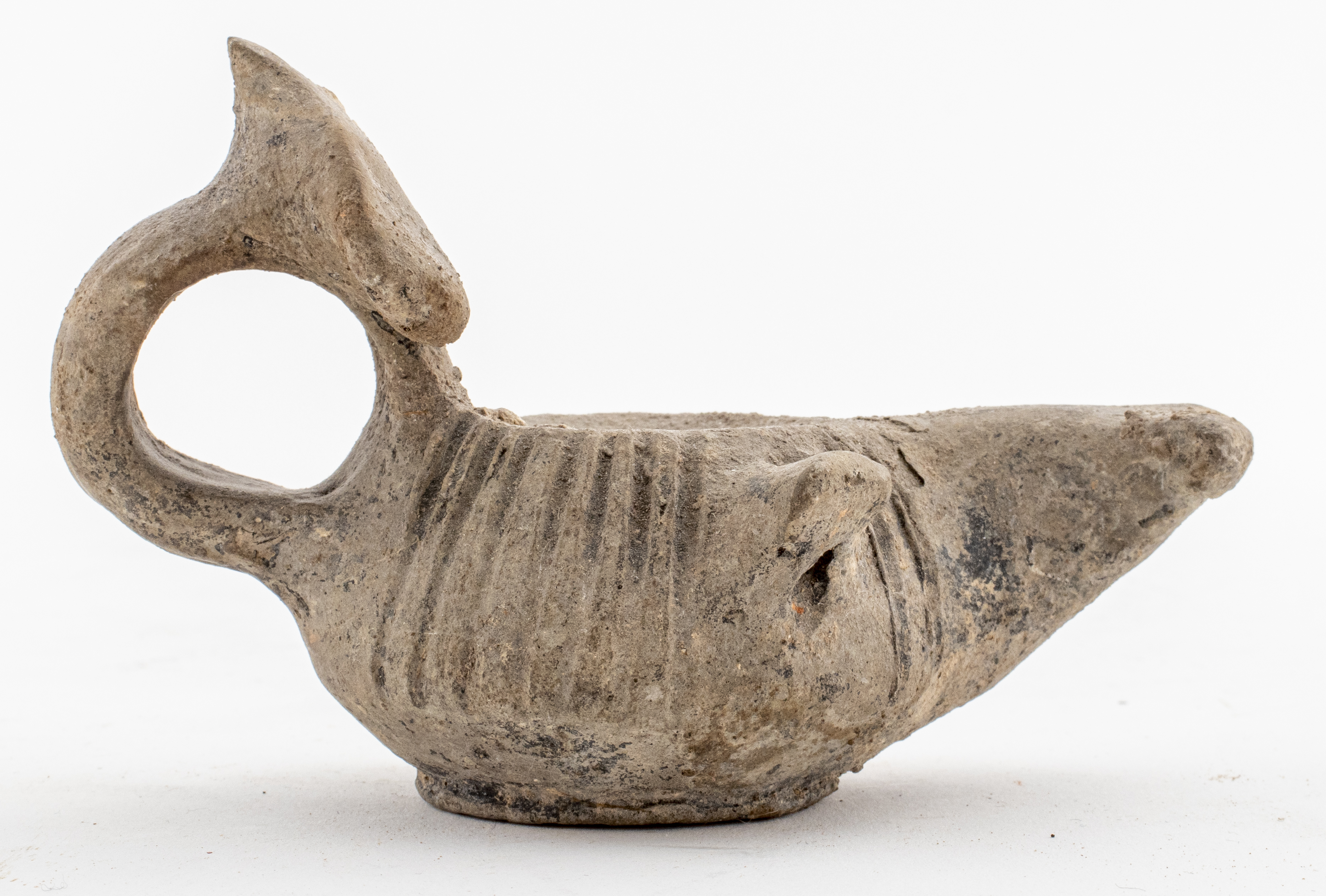 ANCIENT ROMAN POTTERY LAMP Roman