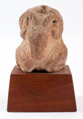 ANCIENT ROMAN TERRACOTTA RAM H