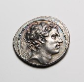 ANCIENT SILVER SELEUCID TETRAD