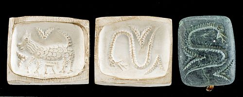 ANCIENT SYRIAN STONE STAMP SEAL