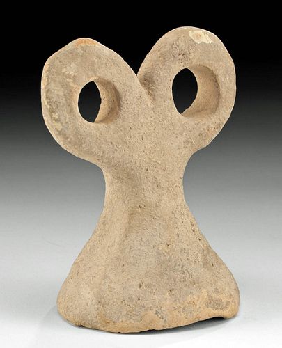 ANCIENT TELL BRAK POTTERY EYE