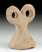 ANCIENT TELL BRAK POTTERY EYE