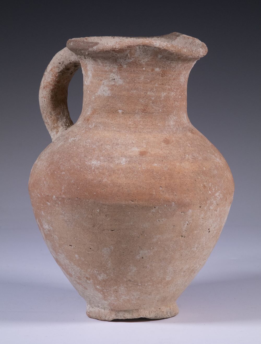ANCIENT TERRA COTTA JUG WITH HANDLE