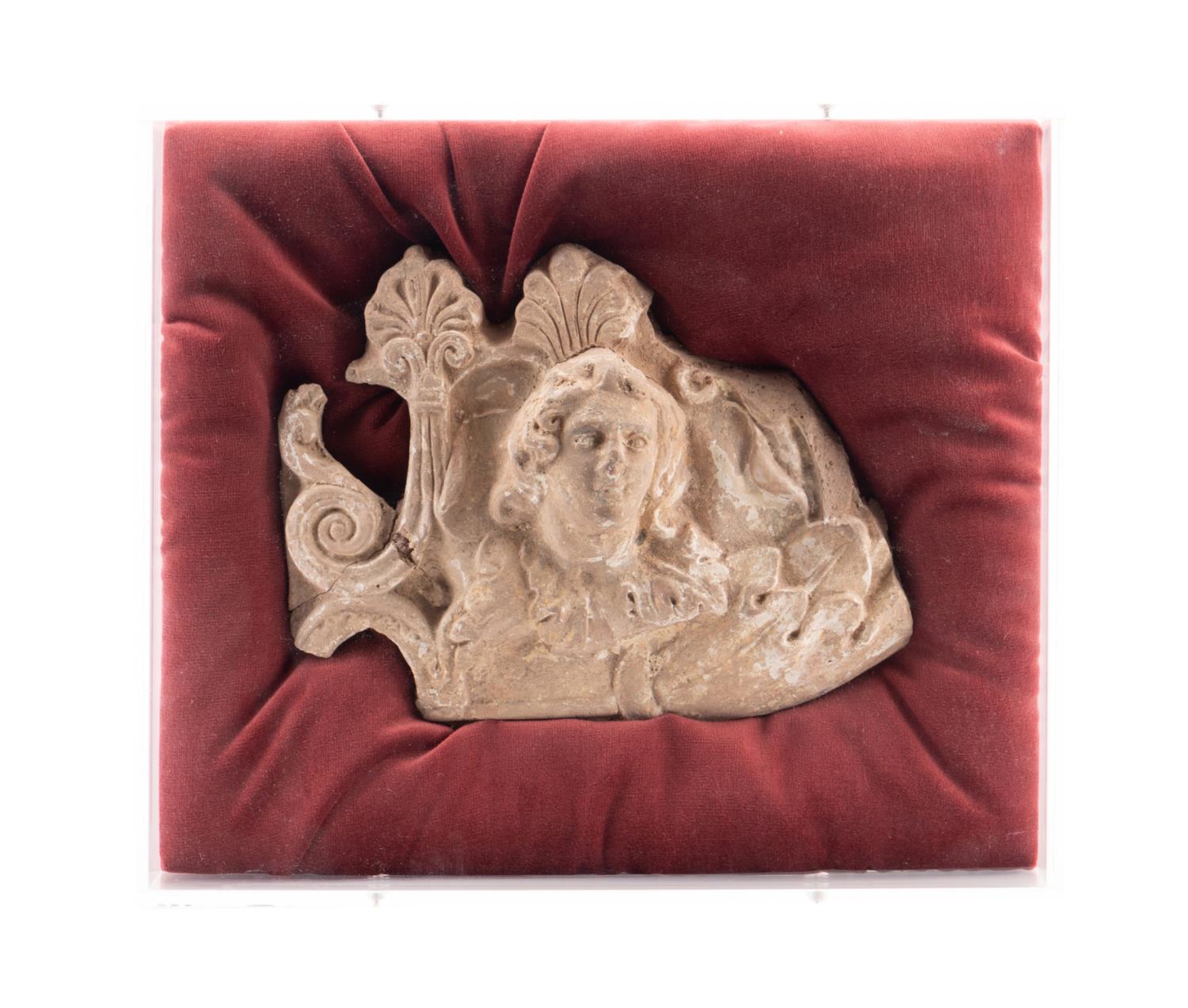 ANCIENT TERRACOTTA FRAGMENT IN