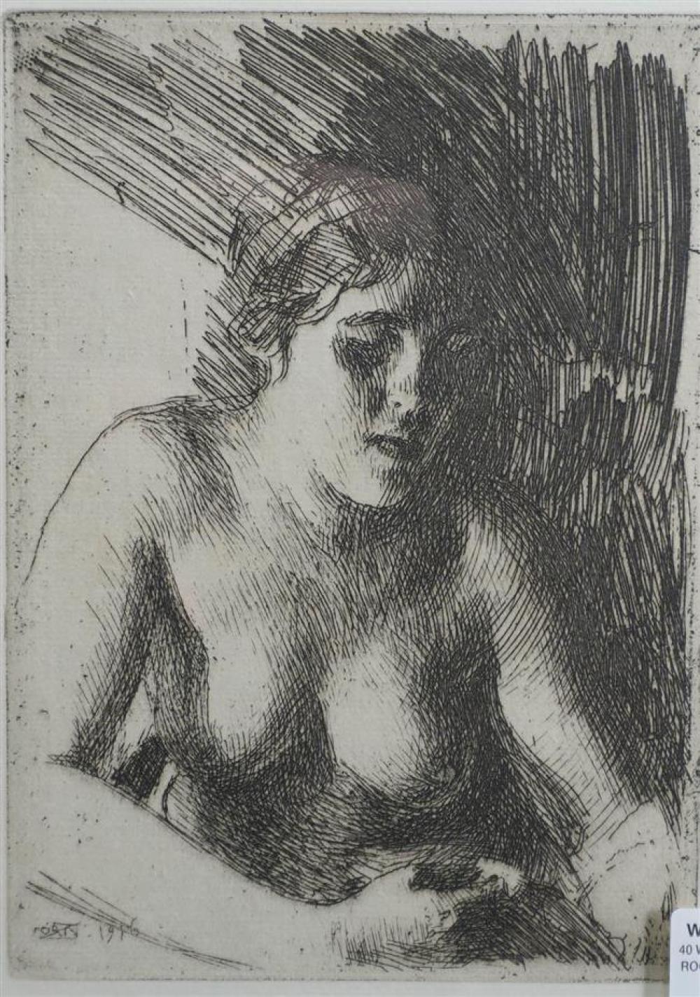 ANDERS ZORN (1860-1920), BUST,