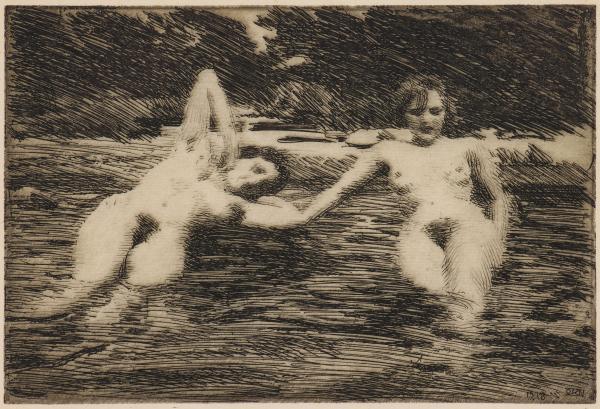 ANDERS ZORN (1860-1920) PENCIL