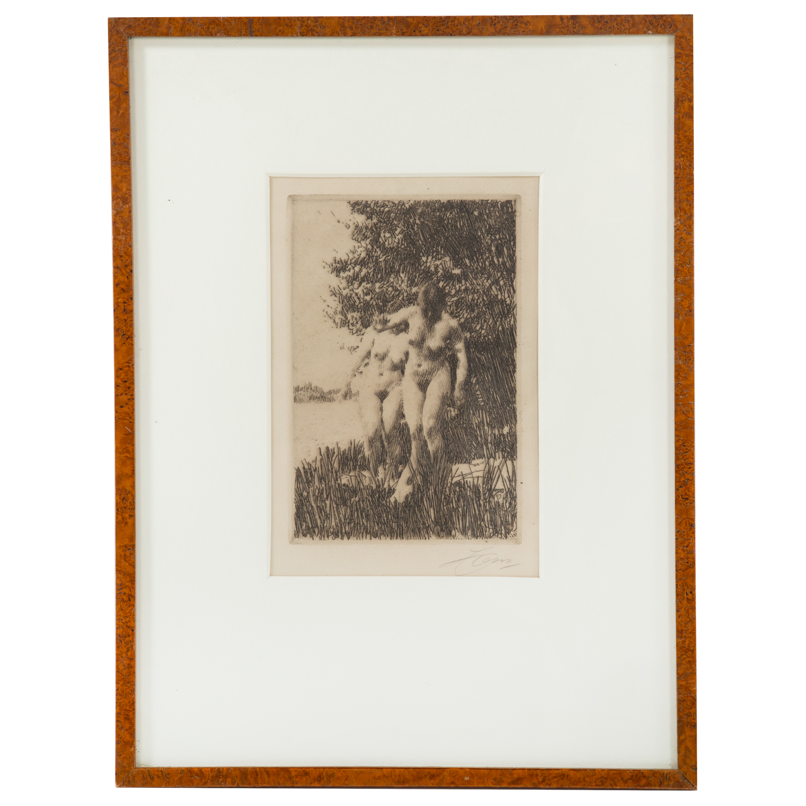 ANDERS ZORN. "AL," ETCHING