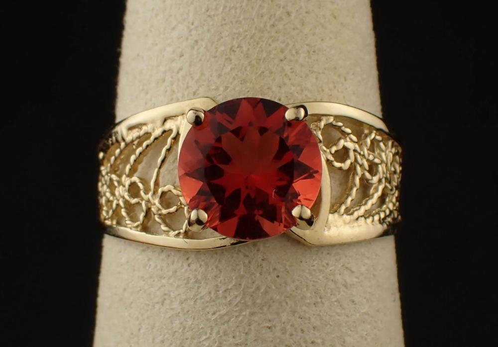 ANDESINE AND FOURTEEN KARAT GOLD