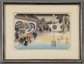 Ando Hiroshige ''Travelers and