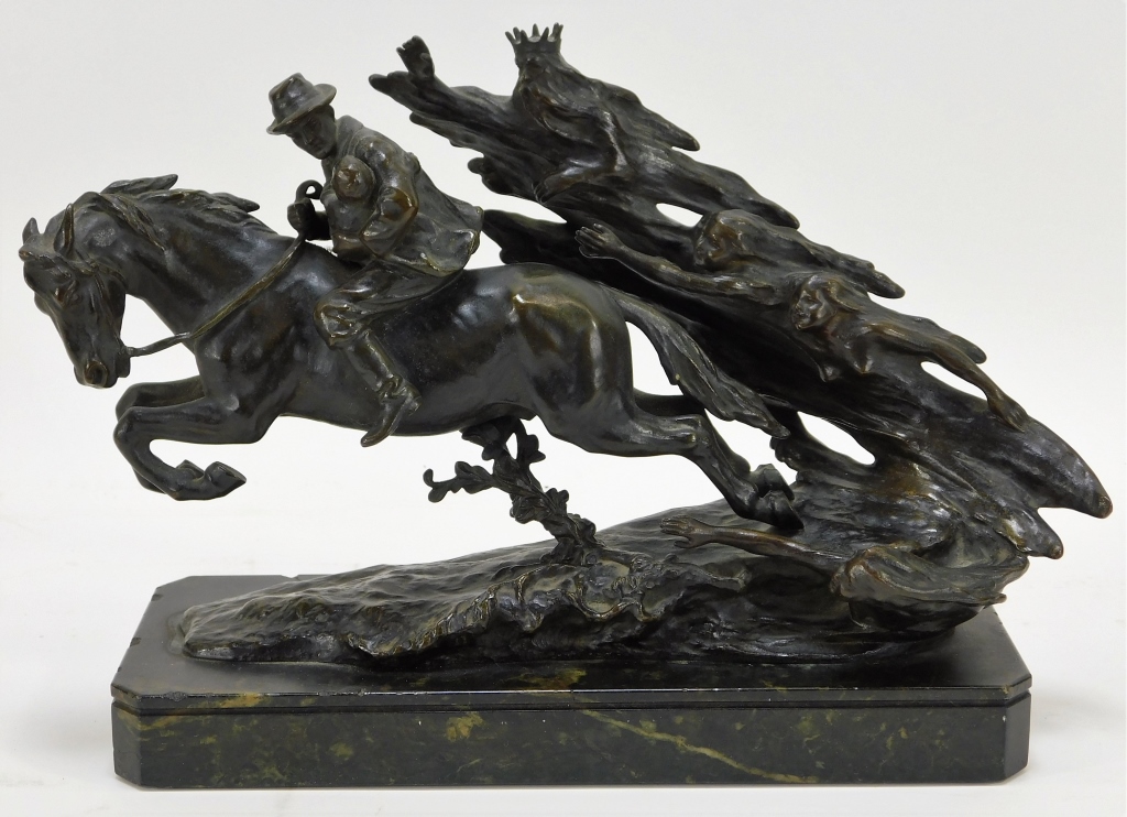ANDOR RUFF FIGURAL HORSE RIDER