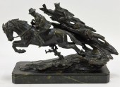 ANDOR RUFF FIGURAL HORSE RIDER