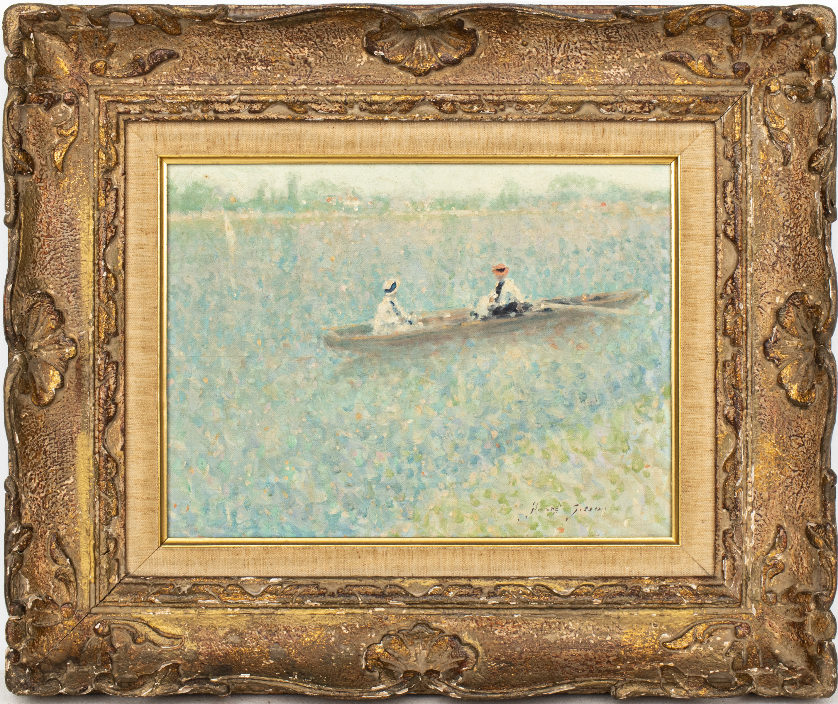 ANDR? GISSON IMPRESSIONIST RIVER