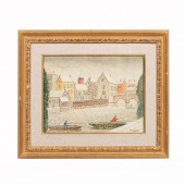 ANDRE BOUQUET, O/C SNOWY WINTE