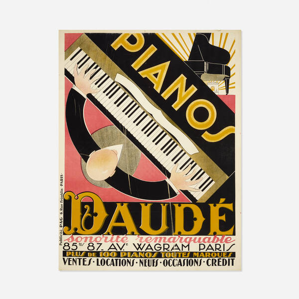 André Daudé 1897–1979. Pianos